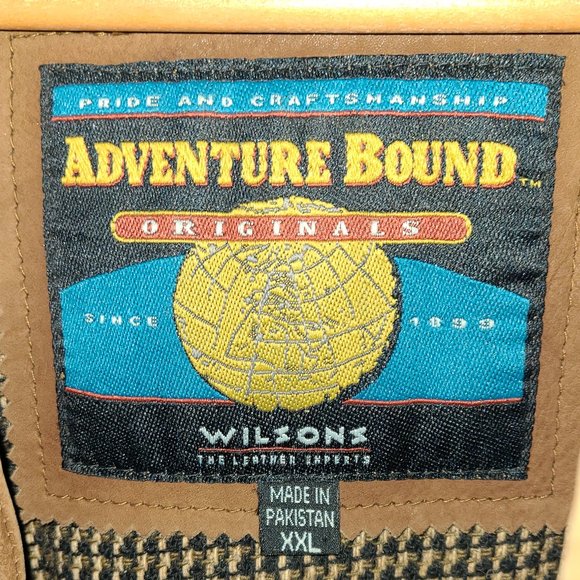 Used (Thrifted) Size XXL Men's Adventure Bound Dark Tan Heavy Jacket - Picture 4 of 4